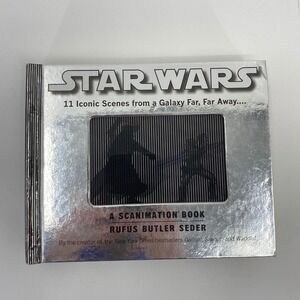 Star Wars Scanimation Book Rufus Butler Seder‎ 11 Iconic Scenes Silver Hardcover